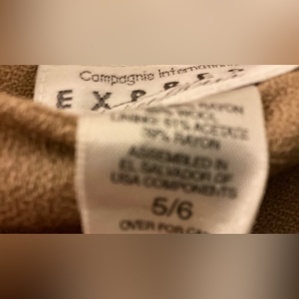 Vintage Express Sz 5/6 Wool Rayon Preppy Classic Women's Skirt - Picture 4 of 7